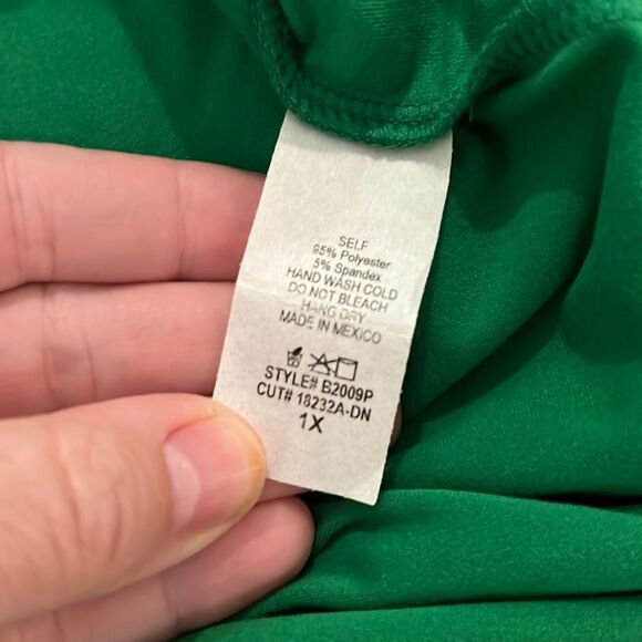 New White Birch bright Green bodysuit 1xl - Picture 7 of 7